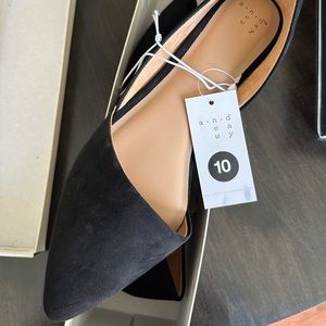 D’Orsay Black Ballet Flats